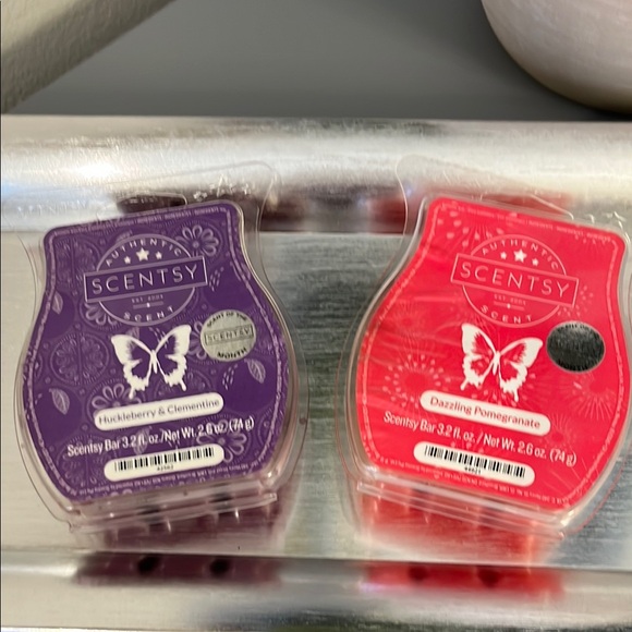 Scentsy Other - Scentsy Huckleberry Clementine Dazzling Pomegranate Wax Bars